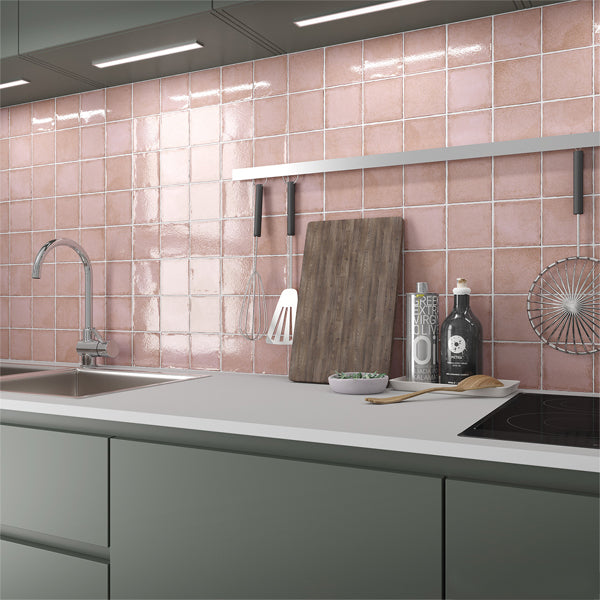 100x100mm Equipe Ceramicas - Altea Dusty Pink