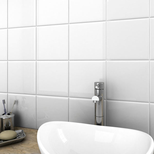 200x200mm Classic White Wall Tile