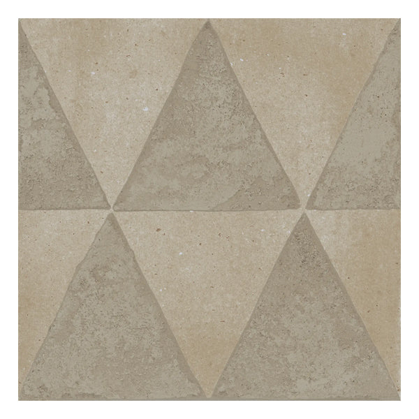 200x200mm Marazzi - Artcraft Sabbia Decoro Triangoli