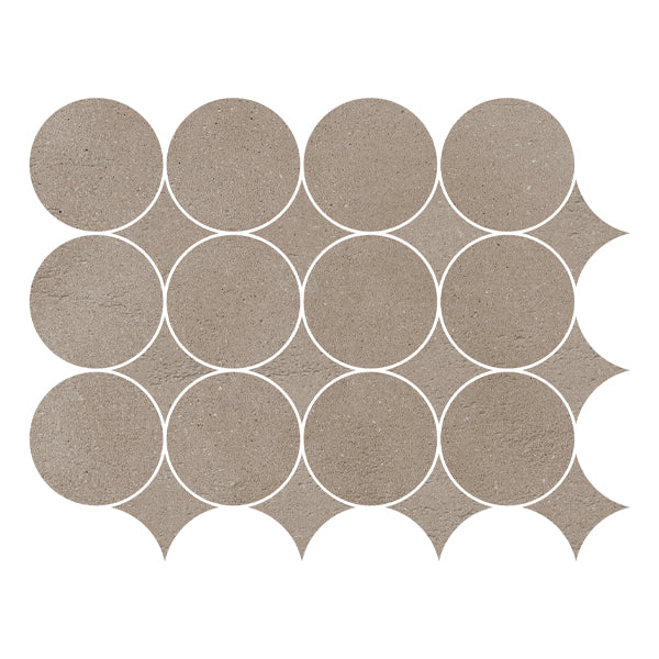 321x416mm Marazzi - Slow Argilla Mosaico Circolare