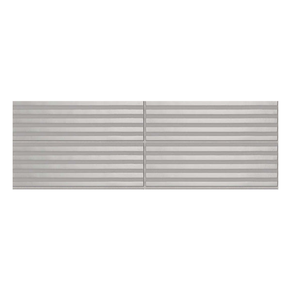 50x150mm Self Style - Mini Subway Grey (Stripes) Gloss