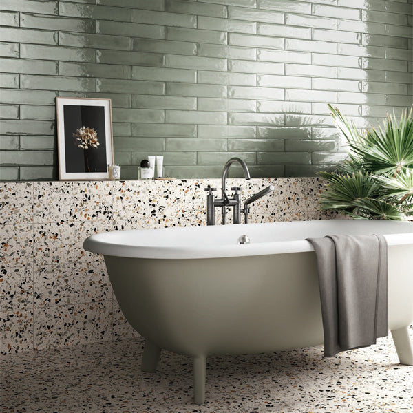 75x400mm Ceramica Faetano - Fragments Verde Acqua