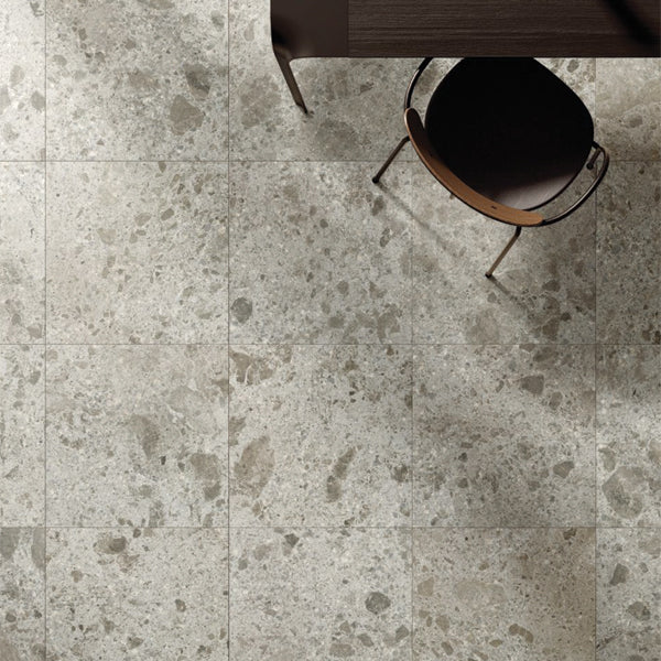 600x600mm Ariostea - Fragmenta Grigio Luminoso