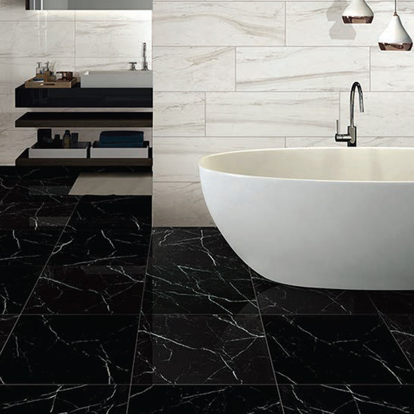 300x600mm Everstone - Euromarmo Nero Marquina