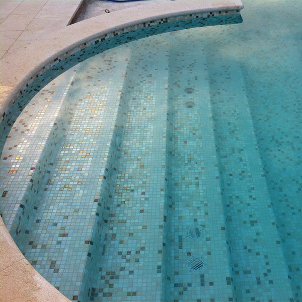 312x495mm Ezarri Pool Mosaic - Cocktail Daikiri 25mm Gloss