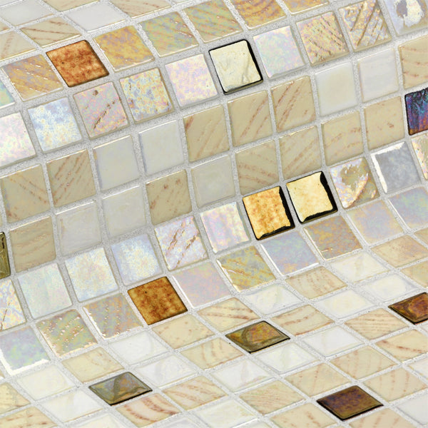 312x495mm Ezarri Pool Mosaic - Cocktail Daikiri 25mm Gloss