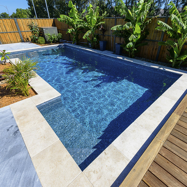 312x495mm Ezarri Pool Mosaic - Zen Stone Dolerite 25mm Matt