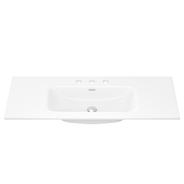 Joli Gloss Full Depth Ceramic Basin Top 1200mm 3TH