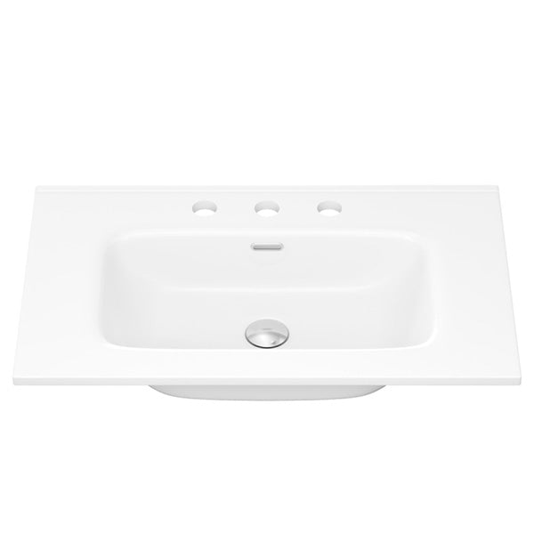 Joli Gloss Full Depth Ceramic Basin Top 750mm 1TH