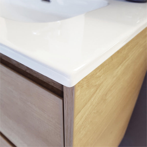 Joli Gloss Full Depth Ceramic Basin Top 900mm 1TH