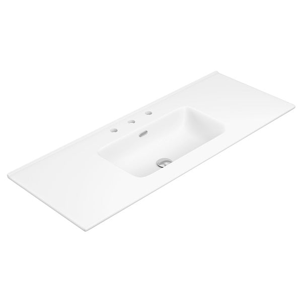 Joli Matte Full Depth Ceramic Basin Top 1200mm 3TH