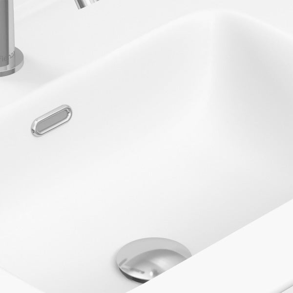 Joli Matte Full Depth Ceramic Basin Top 600mm 1TH