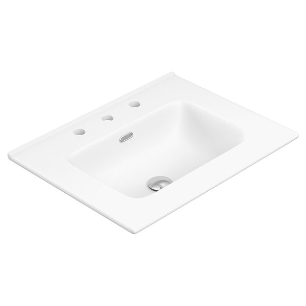 Joli Matte Full Depth Ceramic Basin Top 600mm 3TH