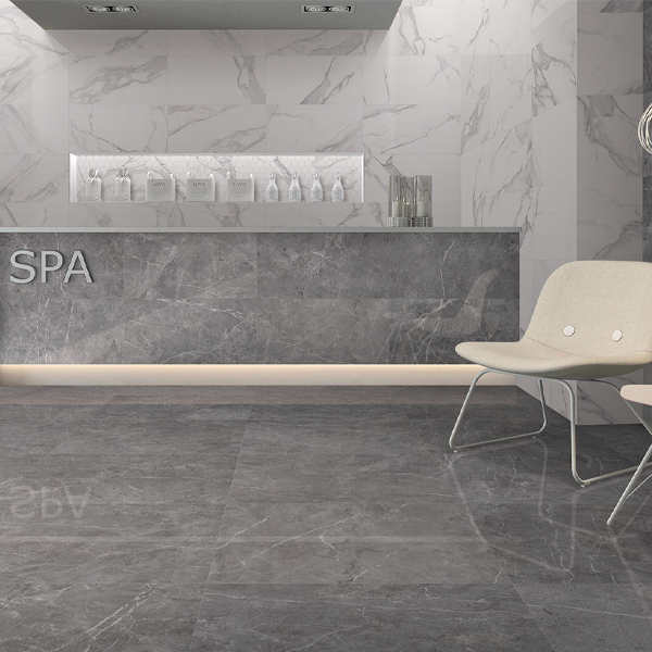 600x600mm Stoneworld - Stone Porcelain Light Grey