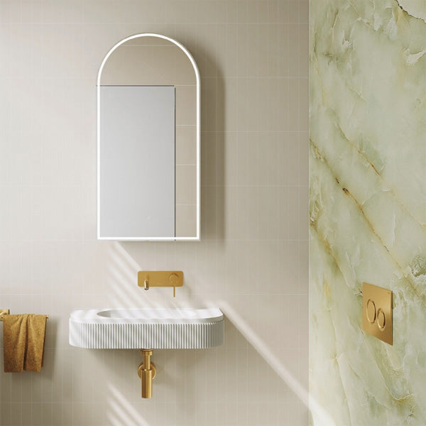 Minka Solid Surface Wall Basin, No Tap Hole