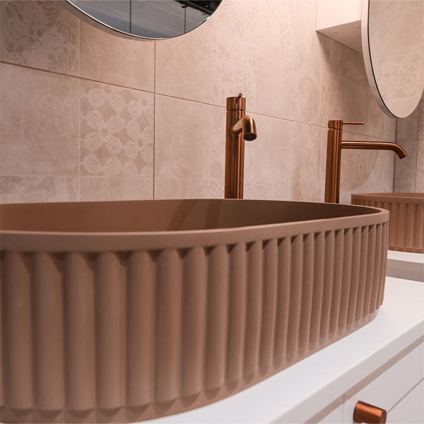 Minka Pill Solid Surface Above Counter Basin, Dusk