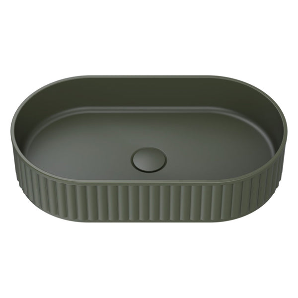 Minka Pill Solid Surface Above Counter Basin, Forest