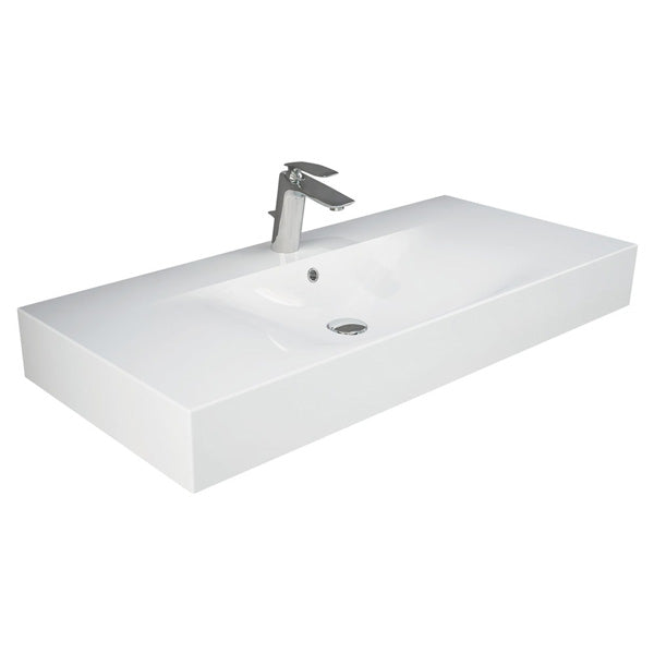 RAK Des 101 Wall Basin, 1 Tap Hole