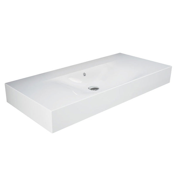 RAK Des 101 Wall Basin, No Tap Hole