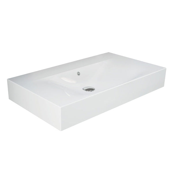 RAK Des 81 Wall Basin, No Tap Hole