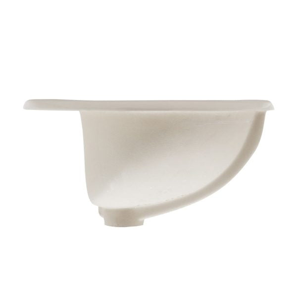 RAK Jessica Ivory Fully-Inset Basin, 3 Tap Holes