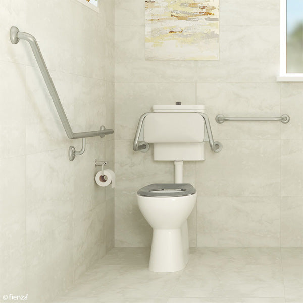 Accessible Toilet Care Kit 2 with Left-Hand 40° Rail