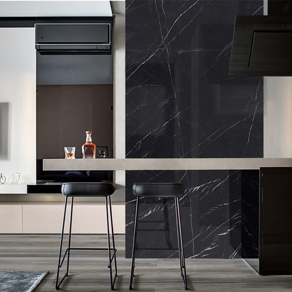 600x600mm Energieker - Superb Marble Marquina