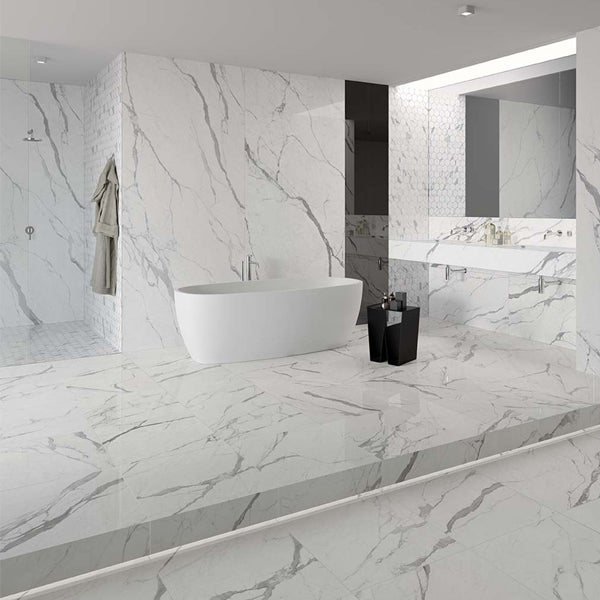 1200x1200mm Energieker - Superb Marble Statuario Superiore