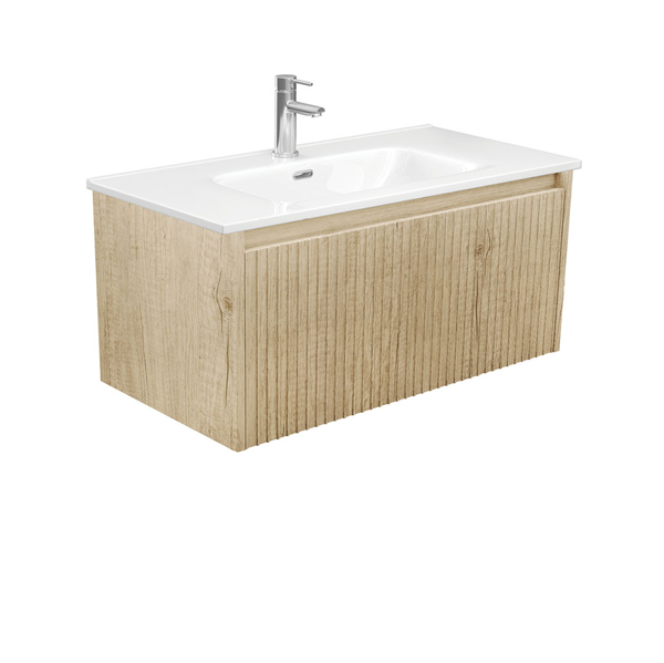 Joli Alina Scandi Oak 900 Wall-Hung Vanity