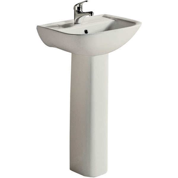 RAK Lara Ivory Pedestal Basin