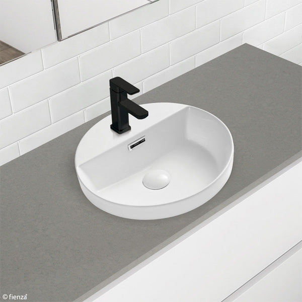 Reba Semi-Inset Basin With Tap Hole