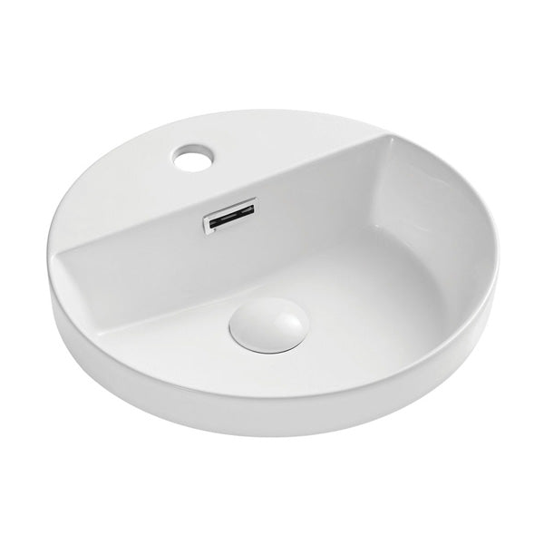 Reba Semi-Inset Basin With Tap Hole