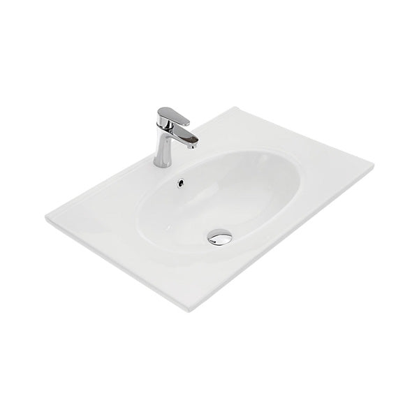 Rotondo Full Depth Ceramic Basin-Top 600