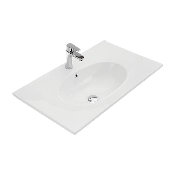 Rotondo Full Depth Ceramic Basin-Top 750