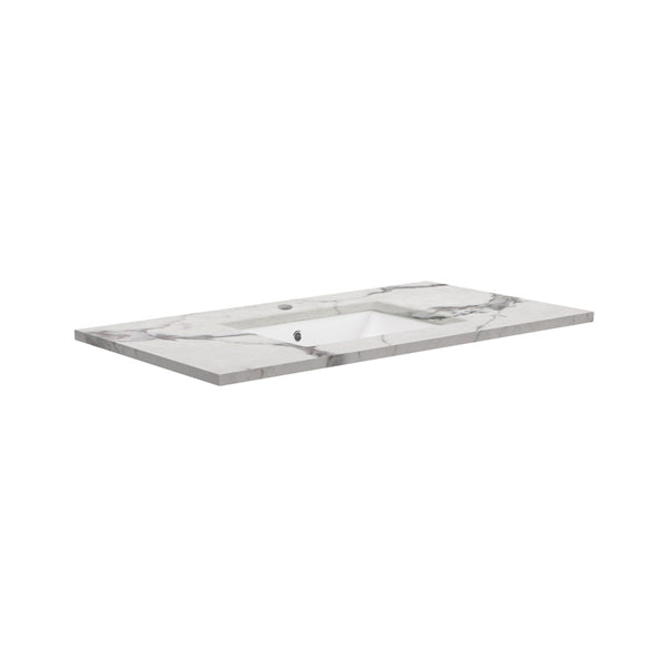 Sarah Calacatta Marble 900 Undermount Basin-Top