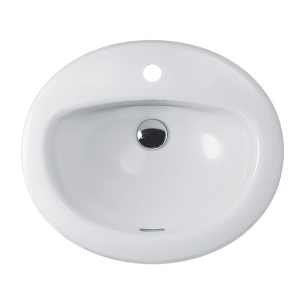 Stella Fully-Inset Basin, 1 Tap Hole